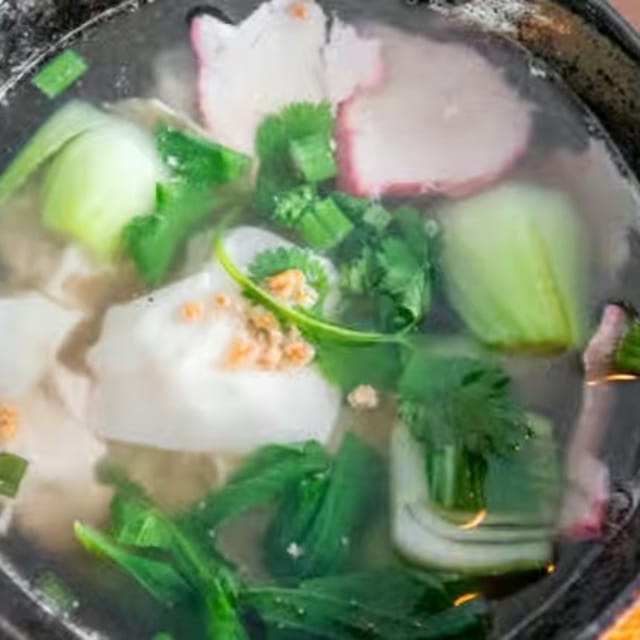 Wonton Soup Hot Pot.