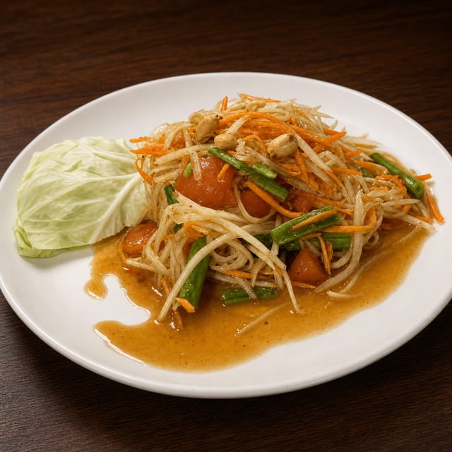 Papaya Som Tum Salad.