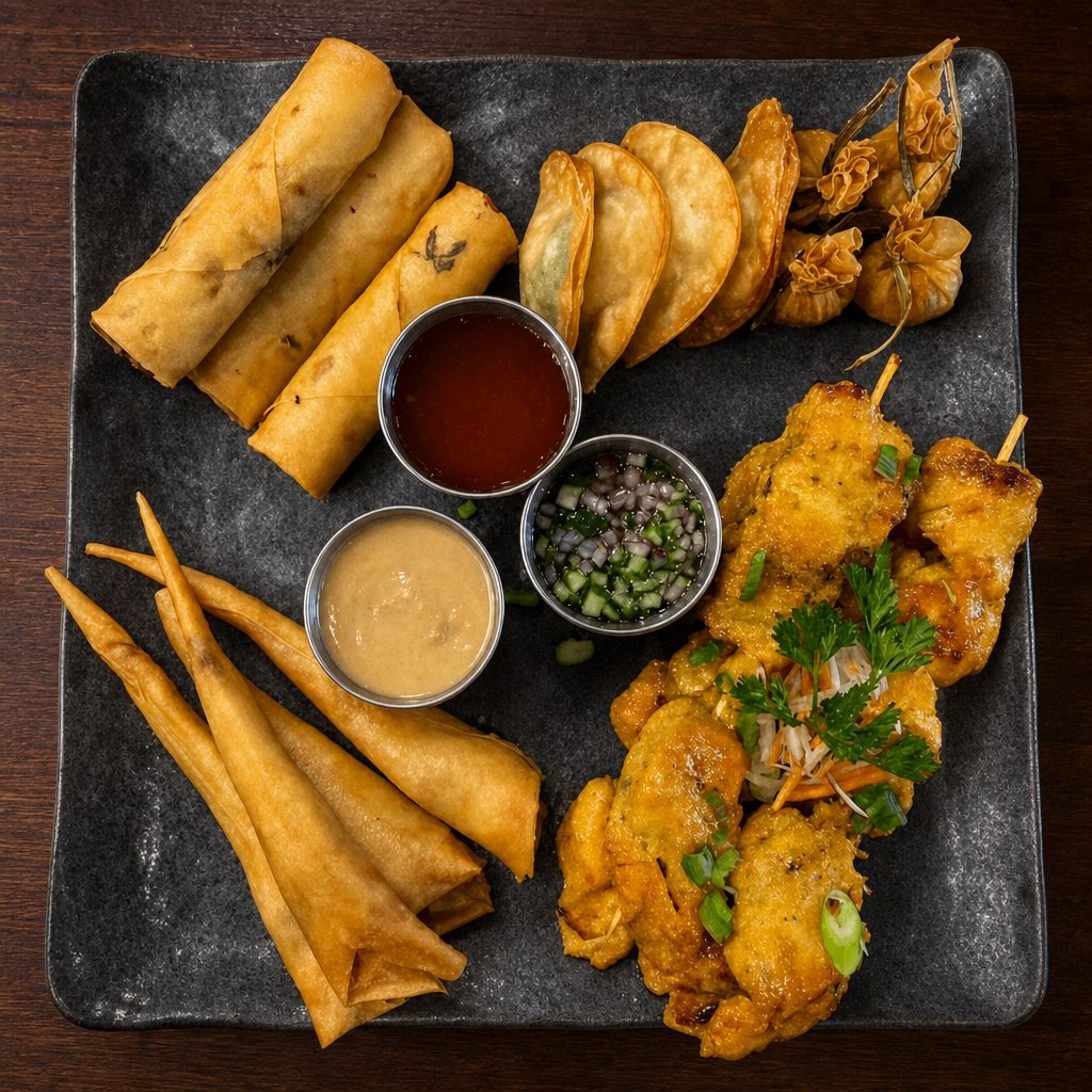 Thai Boat - Combination Platter.