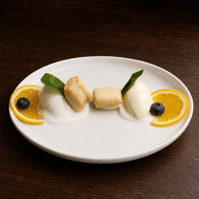 Coconut Ice Cream.