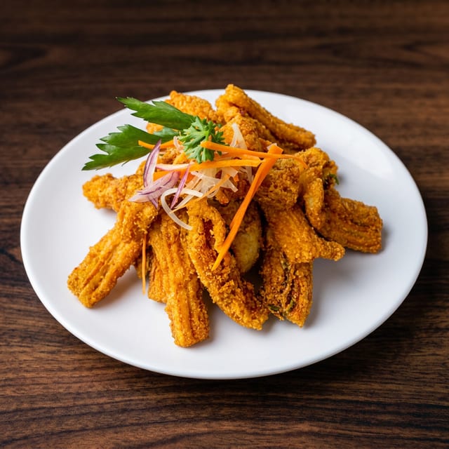 Calamari Strip Stir-fry.